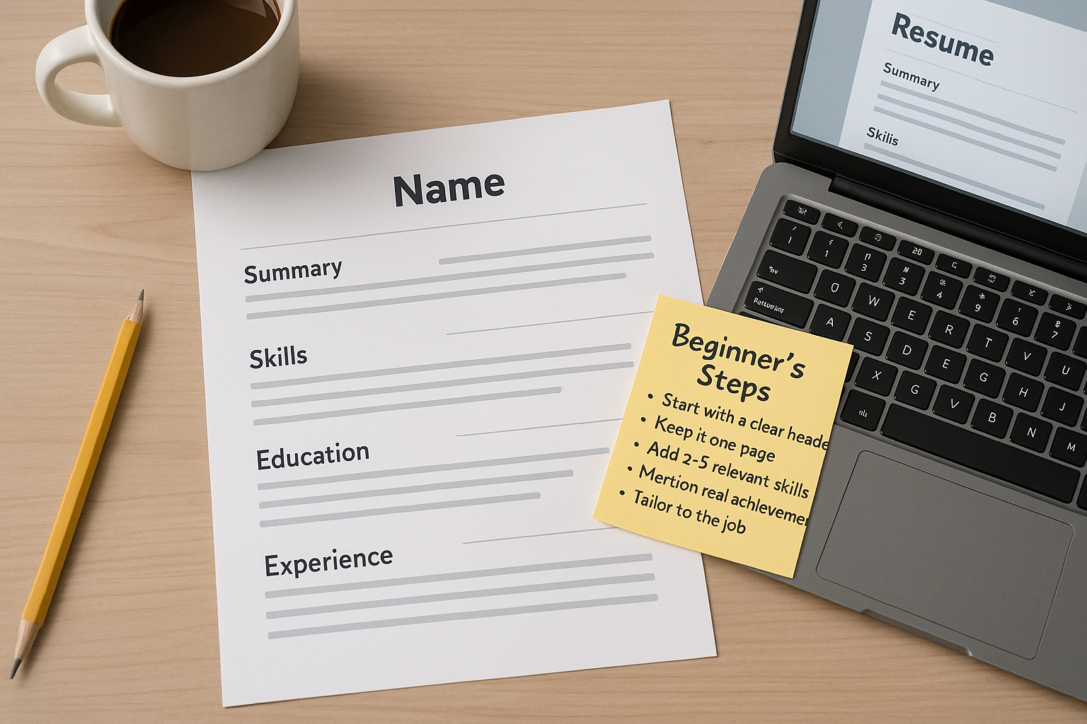 How to Create Your Resume - A Beginner's Guide for Job Seekers