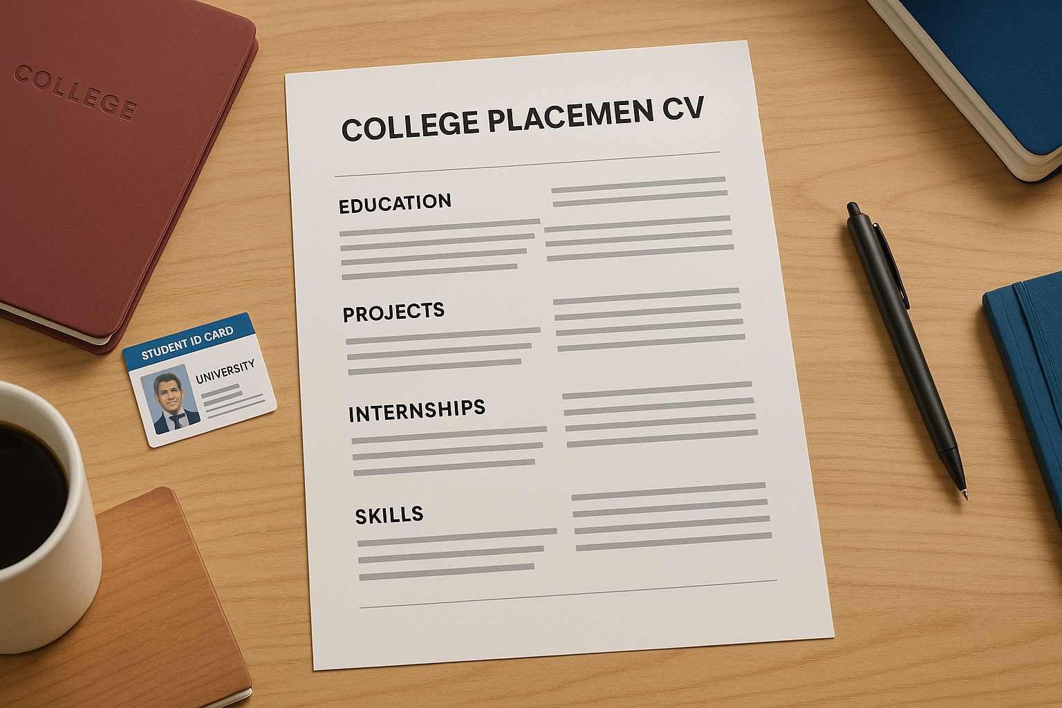 How to Make a CV for College Placements - Complete Guide 2025