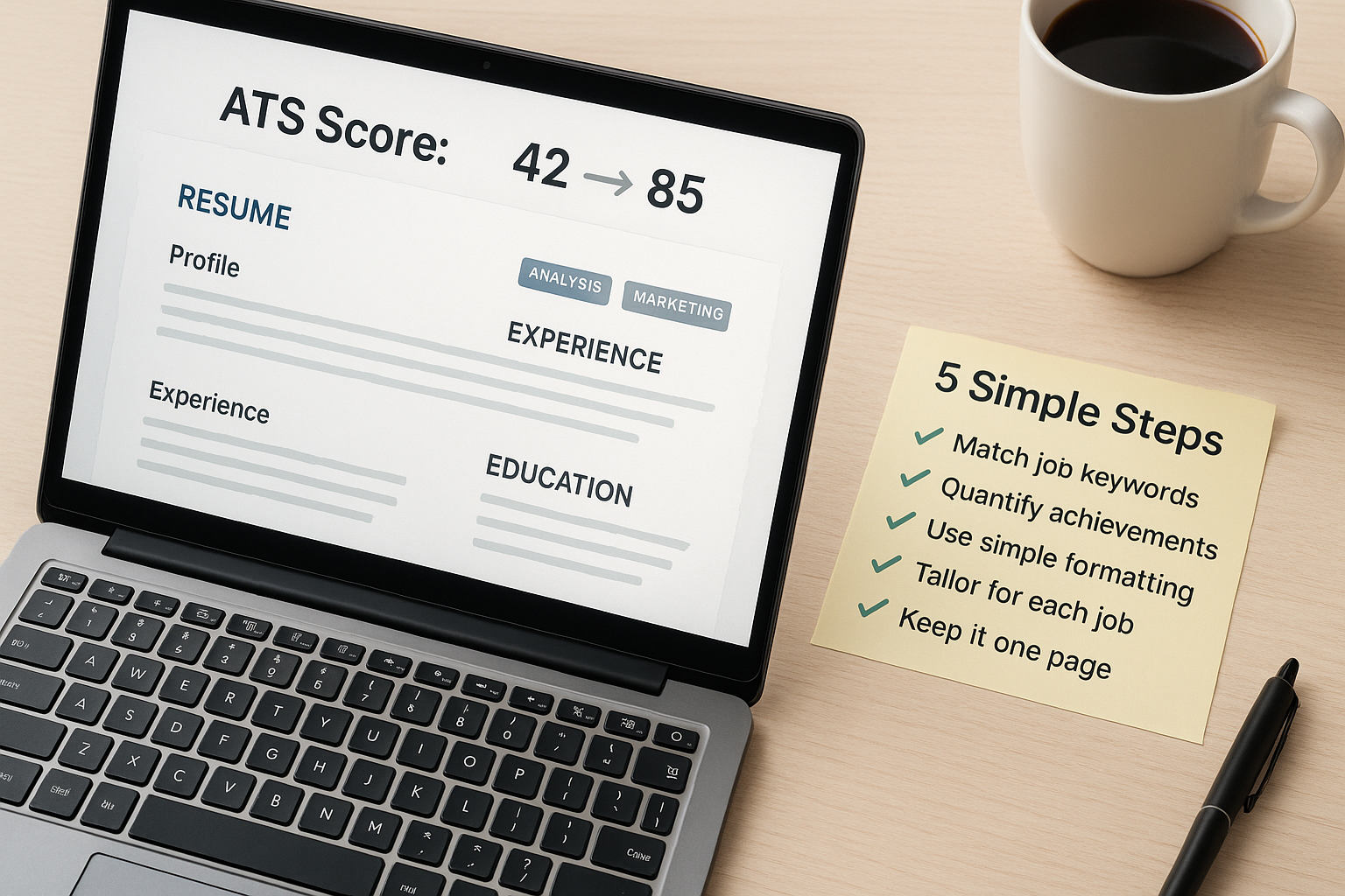 How to Improve Your ATS Score in 5 Simple Steps