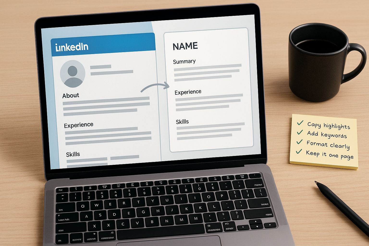 How to Turn Your LinkedIn Profile into a Job-Winning Resume