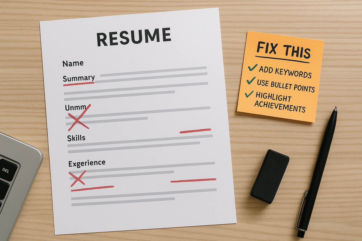 Top Resume Mistakes Freshers Make (And How to Fix Them)