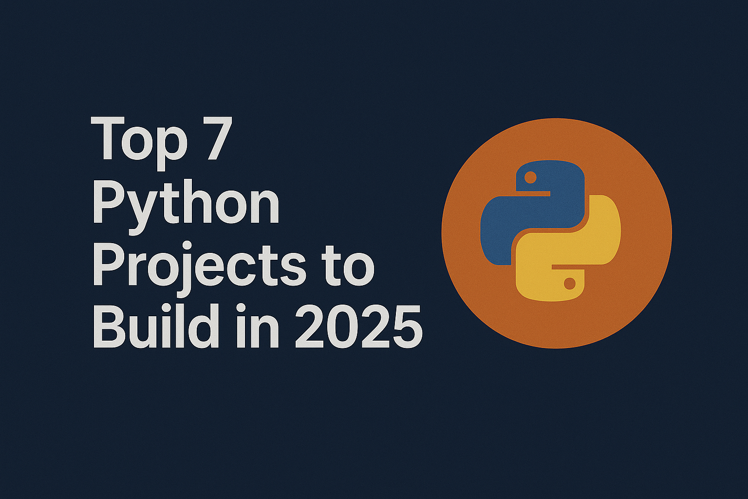 Top 7 Python Projects to Build in 2025