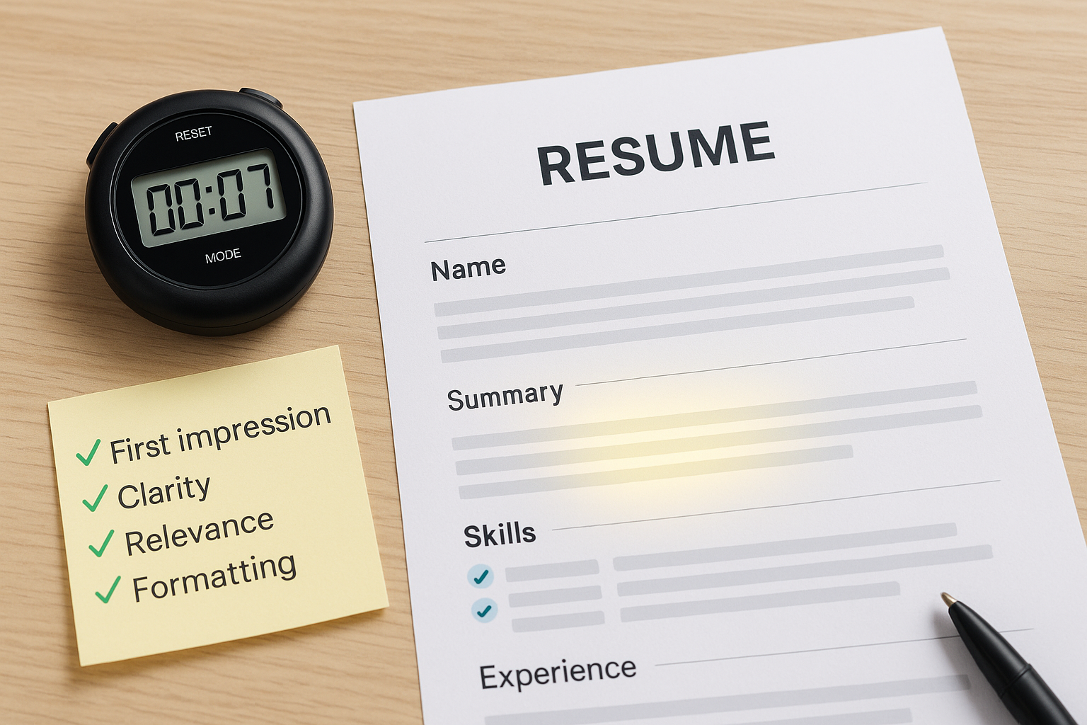 What Recruiters Look For in 7 Seconds And How to Nail It